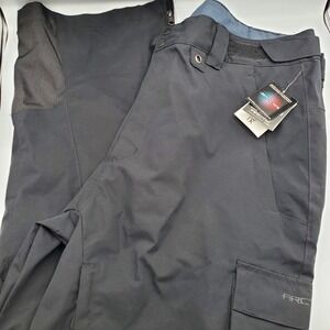 Arctix Mens Snowboard Cargo Pants Black XLarge (40-42W) 31.5inseam Waterproof